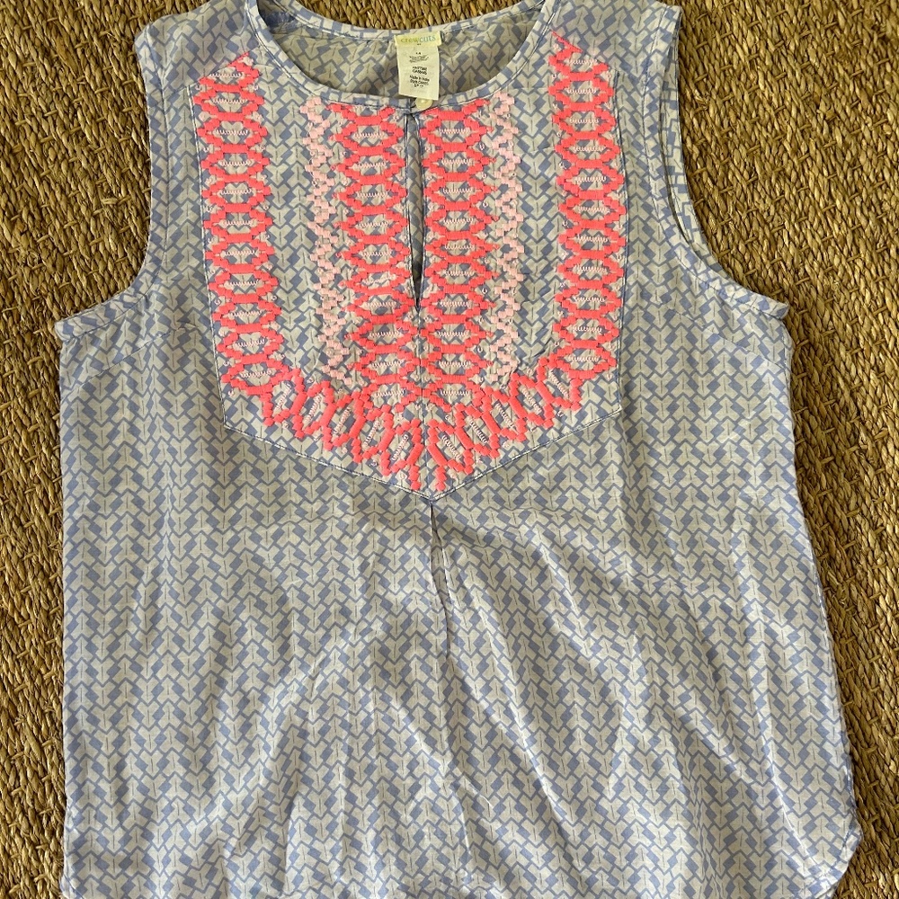 Crew cuts - patterned flowy top - Kid 14